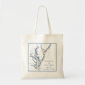 Cape May New Jersey Shore Wedding Welkom Tote Bag (Voorkant)