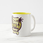 Cape May, New Jersey Tweekleurige Koffiemok (Voorkant rechts)