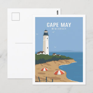 Cape May New Jersey Verenigde Staten Travel Place  Briefkaart