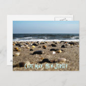 Cape May, NJ Beach Scene Carte Postale (Devant / Derrière)