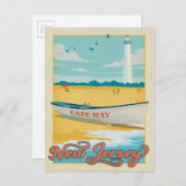 Cape May, NJ Briefkaart (Voorkant / Achterkant)