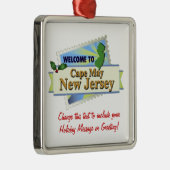 Cape May NJ Metalen Ornament (Rechts)