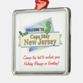 Cape May NJ Metalen Ornament (Links)