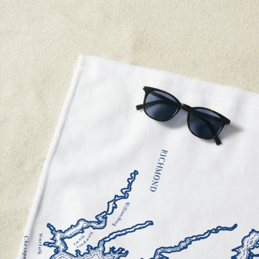 Cape May NJ Persoonlijk Afscheid van Meisjesdagen Strandlaken (In situ)