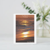 Cape May Point New Jersey Sunset Briefkaart (Staand voorkant)