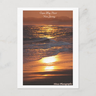 Cape May Point New Jersey Sunset Briefkaart