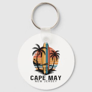 Cape May Point State Park New Jersey Surfen Surfe Sleutelhanger