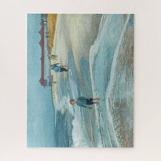 Cape May Point Surf Jigsaw Puzzle (Vertical)