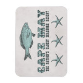  Cape May Seashore Resort Magnet Magneet (Verticaal)