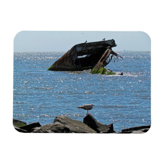 Cape May Shipwreck Magneet (Horizontaal)