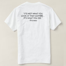 Cape May Stage ART Logo et citation T-shirt en bla