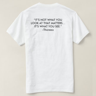 Cape May Stage ART Logo et citation T-shirt en bla