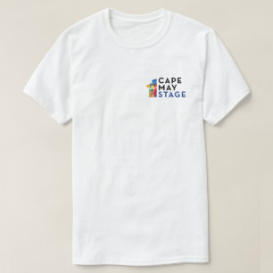 Cape May Stage ART Logo's T-shirt in wit