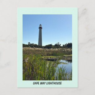 Cape May Vuurtoren Foto Ansichtkaart Briefkaart