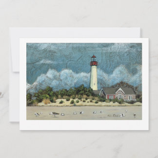 Cape May Vuurtorenschilderkunst, New Jersey Kaart