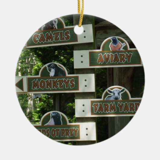 Cape May Zoo kerstversiering Keramisch Ornament (Voorkant)