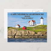Cape Neddick Light "the Nubble", carte postale du  (Devant / Derrière)