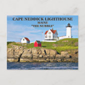 Cape Neddick Light "the Nubble", carte postale du (Devant)