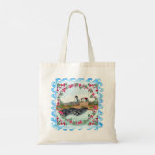 Cape Neddick Lighthouse canvas tas (Achterkant)