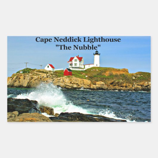 Cape Neddick, "the Nubble", Stickers phare (Devant)