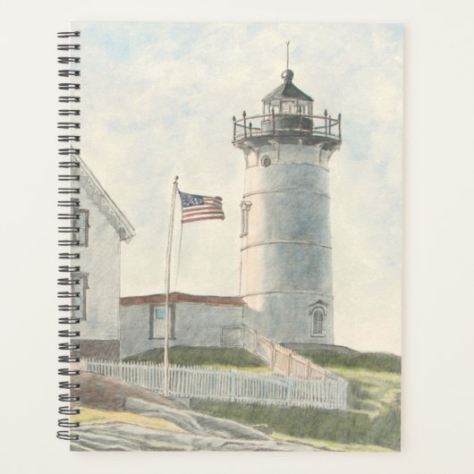 Cape Neddick-vuurtoren Planner (Voorkant)