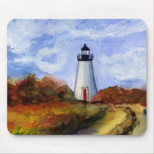 Cape Pogue Lighthouse Mousepad Muismat
