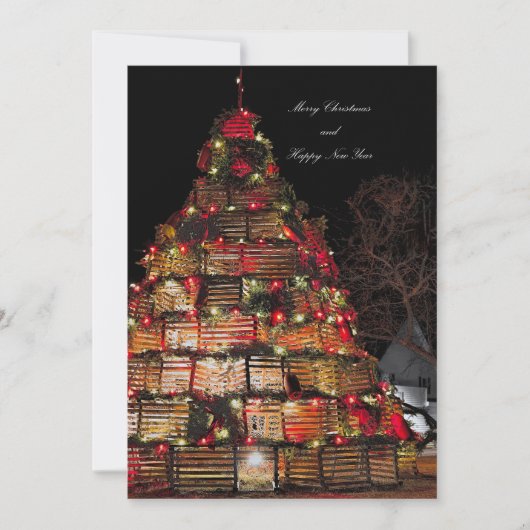 Cape Porpoise célèbre sa carte de Noël plate (Devant)