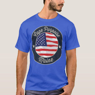 Cape Porpoise - T-shirt souvenir Patriotique Maine