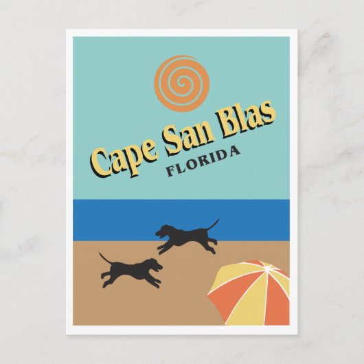 Cape San Blas, afbeelding Florida Briefkaart (Voorkant)