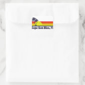 Cape San Blas Florida Vierkante Sticker (Tas)