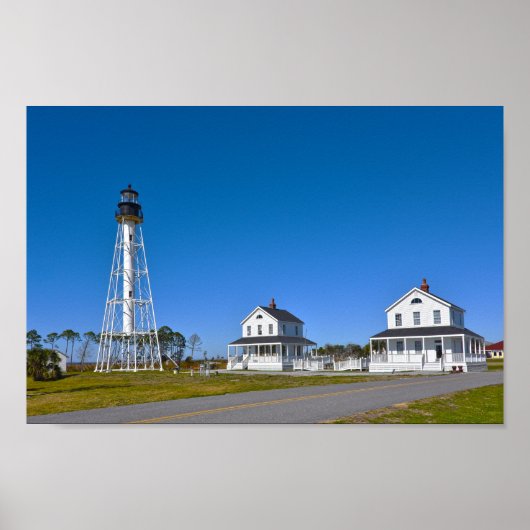 Cape San Blas, Florida, vuurtoren, Florida Poster (Voorkant)