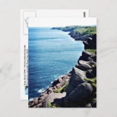 Cape Spear Cliffs Briefkaart (Voorkant / Achterkant)