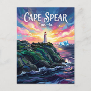 Cape Spear-vuurtoren Canada Briefkaart