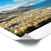 Cape Town 12 Apôtres Ocean View Panorama Poster (Coin)