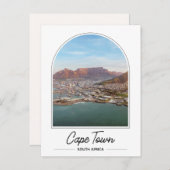 Cape Town Afrique du Sud Table Mountain Carte post (Devant / Derrière)