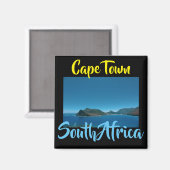 Cape Town Area Ocean Mountain View Magnet (Recto/Verso)