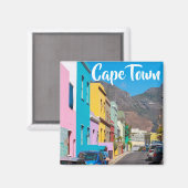 Cape Town Bo-Kaap Cityscape Magnet Afrique du Sud (Recto/Verso)