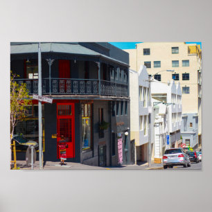 Cape Town Cityscape Architecture City South Africa Poster