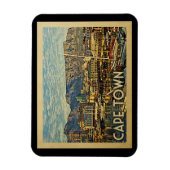 Cape Town Magnet Afrique du Sud Vintage voyage (Vertical)