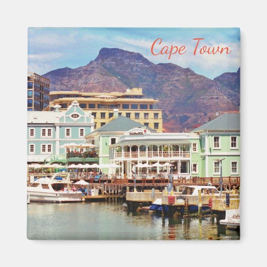 Cape Town Marina Harbour View Magnet (Devant)