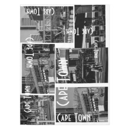 Cape Town Monochrome Cityscape Architecture Tafelkleed