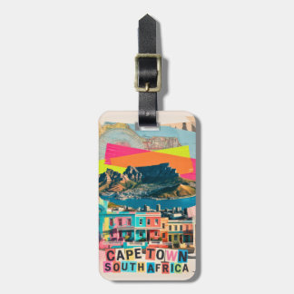 Cape Town South Africa Travel Bo-Kaap Landscape Bagagelabel