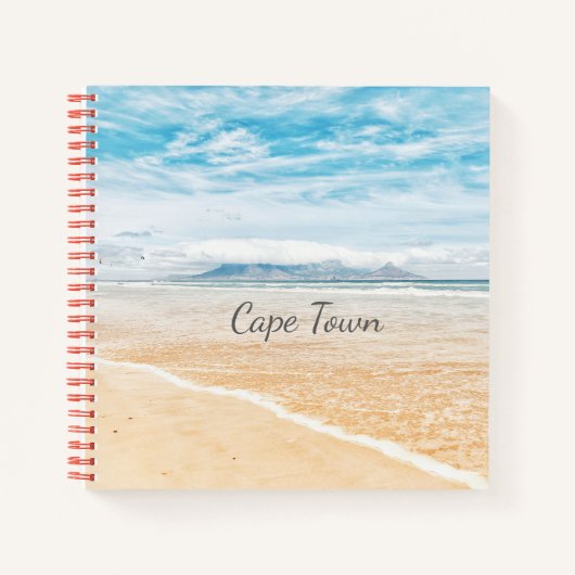 Cape Town Table Mountain Beach Ocean Carnet (Devant)