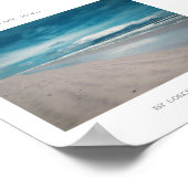 Cape Town Table Mountain Beach Ocean Poster (Coin)