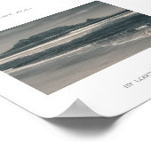 Cape Town Table Mountain Beach Ocean Poster (Coin)