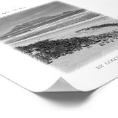 Cape Town Table Mountain Beach Ocean Poster (Coin)