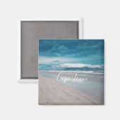 Cape Town Table Mountain Beach Ocean View Magnet (Recto/Verso)