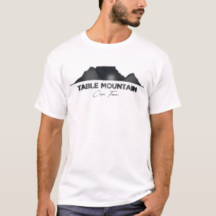 Cape Town - Table Mountain - Black Logo T-shirt