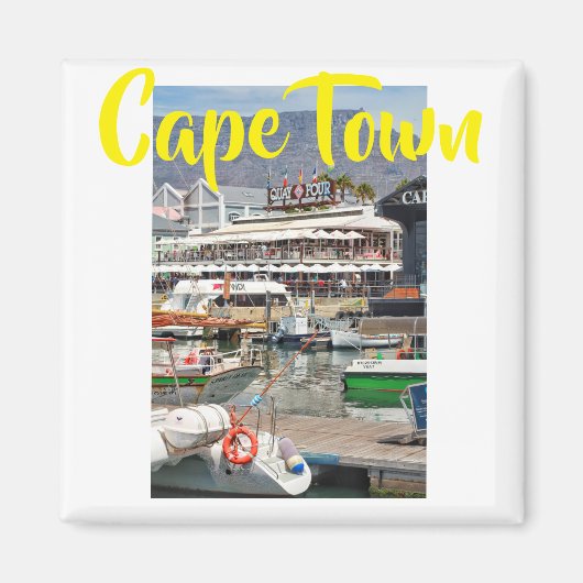 Cape Town Table Mountain City View Magnet (Devant)