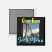 Cape Town Table Mountain City View Magnet (Recto/Verso)